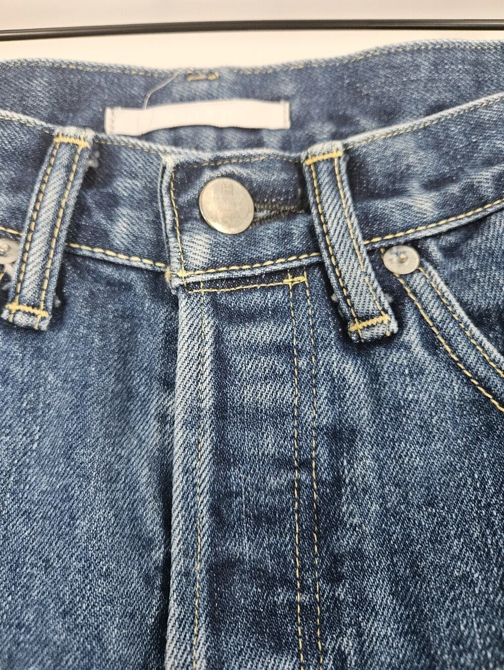 Hatski Dark Wash Japanese Selvedge Denim Cotton Straight Leg Jeans